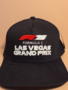 F1 Las Vegas Grand Prix Cap - Black with Red & White Logo